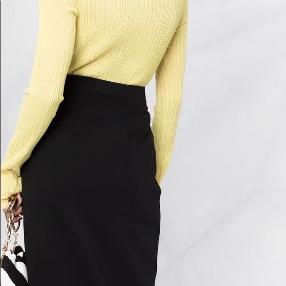 SALE✨VALENTINO twist-detail Pencil skirt - Picture 5 of 8